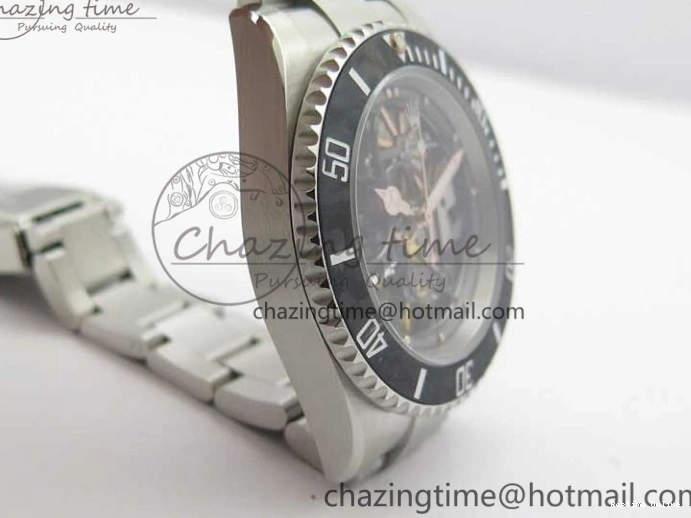 0224 Durable Andrea Pirlo Project Skeleton Submariner SS VRF Best Edition on SS Bracelet SA 2985